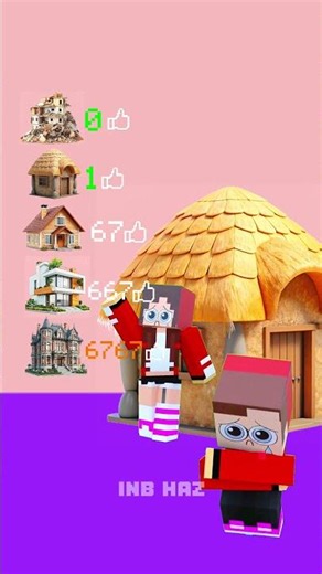 JJ and Mikey Searching for a New Home 😢❤️ | MAIZEN Animation #minecraft #shorts