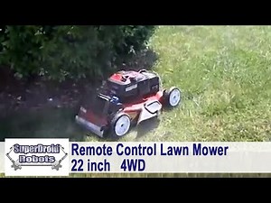 Robot Lawn Mower Remote Controlled! SuperDroid Custom Robot