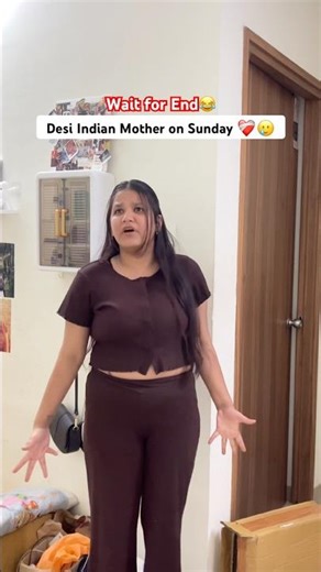 Sunday ko #mummy kisi ko khali ni dekhskti bs Papa bhgye😭❤️‍🩹 #relatable #comedy #shorts #funny