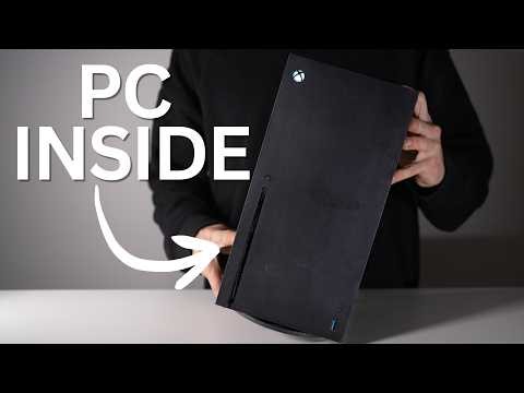 I Built a PC Inside an Xbox Series X… And the Disc Drive Still Works