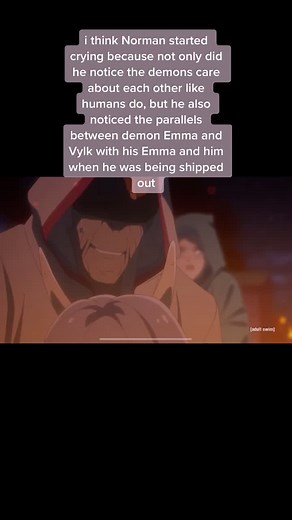the expression on his face is shattering my heart . #thepromisedneverland #tpn #22194 #norman #katespadenyhappydance #anime #fypシ #fyp