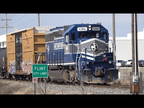 Lake State Railway Trains of Flint MI and CSX L306 (3/16/24)