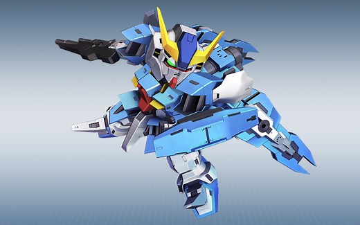 SD高达G世纪火线纵横-秘典模组 第1型态/秘天使高达-葛拉贝·拜欧雷特 全战斗动画