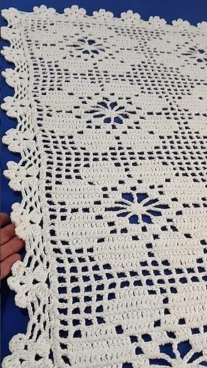 crochet table runner step by step
