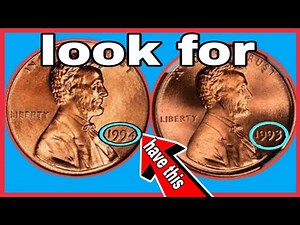 USA One cent 1993-1994 Lincoln penny. One Cent of circulation coins worth a lot of Money