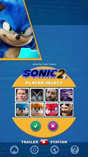 Concept Game UI for "Sonic the Hedgehog 2" #Shorts