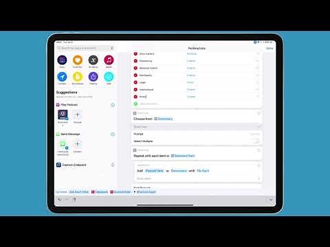 Building a Packing List App with Shortcuts and iOS 13