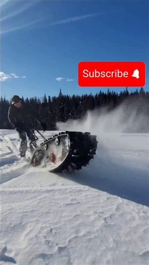 Ski machine. #tracksled #snowdog #snowmobile #skiing #snowboarding #skiresorts #winter