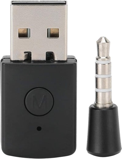 Amazon.com: Adaptador Bluetooth para Bluetooth 4.0 USB Dongle Transmisor y receptor con micrófono para consola de juegos PS 4 Gamepad : Electrónica