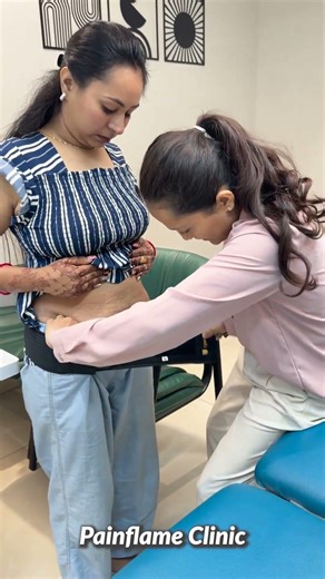Still Using Dupatta After Delivery? Try This Advanced SI Belt #painflameclinic