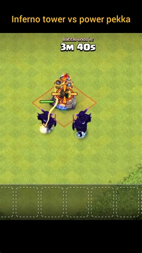 Power pekka vs inferno tower 😱 #coc #clashofclans #shorts