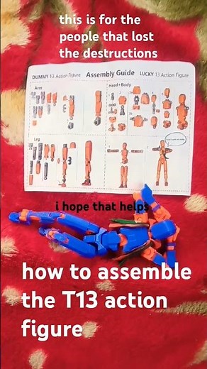 how to assemble the T13 action figure