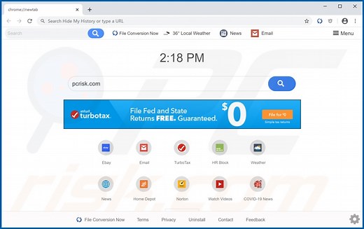 File Conversion Now Browser Hijacker