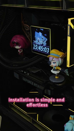 Jungle Leopard FS12 Figure Stand for PC Computer Cases #case #gamingpc