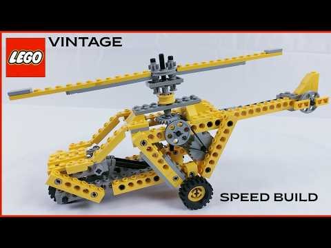 LEGO TECHNIC 8054 Motorized Helicopter - Speed Build #legospeedbuild #lego #legotechnic #speedbuild