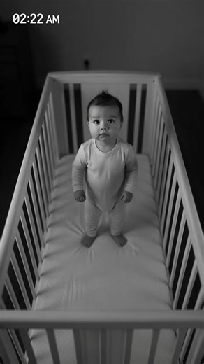 “The Baby Looked Straight Into the Ceiling Camera.” #AIHorrorShort #NightVision #CeilingView