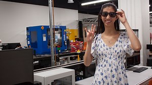Student sees how AI can assist people with vision loss