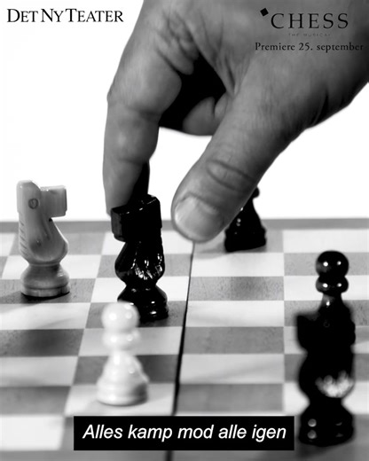181 reactions · 8 comments | CHESS THE MUSICAL – fra 25. september ♟️...
