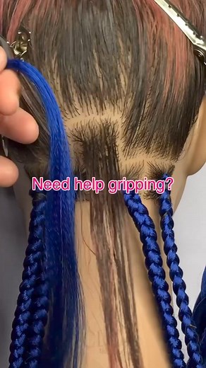 Need Help Gripping? #braidsconnect #boxbraids | Braids Connect