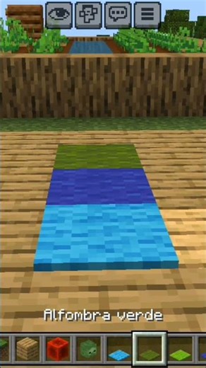 cómo hacer una alfombra de zombie en Minecraft #decoracion