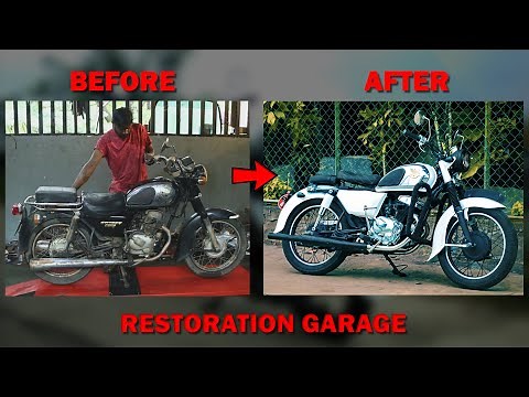 Honda cd125t benly full restoration and modification