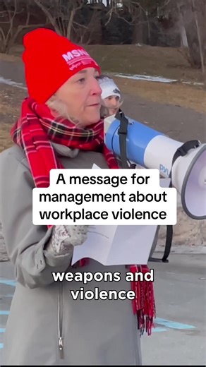 She said what every nurse knows: #WorkplaceViolence isn’t just a part of our job.