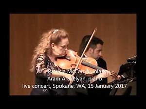 Joachim Hebrew Melodies, Op 9, Patricia McCarty & Aram Arakelyan