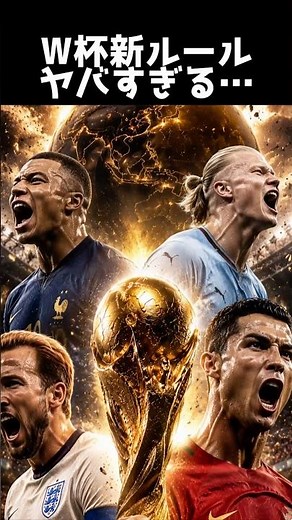 The new rules for the 2026 World Cup are insane... Football is about to undergo a major transform...