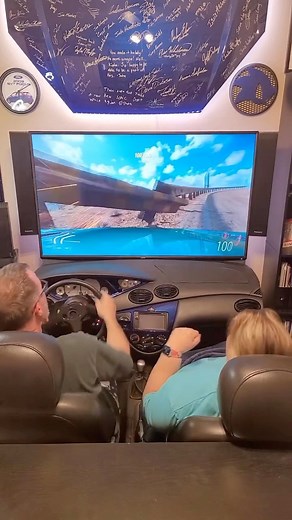 Virtual Motorsports Studio on Instagram: "Sim Racing Setup made from a Ford Focus Interior - Credit: @sonicsvtfocus ⬆️Like & Follow for More #simracing Content #simracingsetup #simracingrigs #simrig"