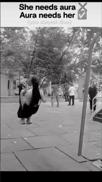 She Has +999,999 Aura For This Backflip 😱🤸‍♀️ #shorts #backflip #aura #stunt