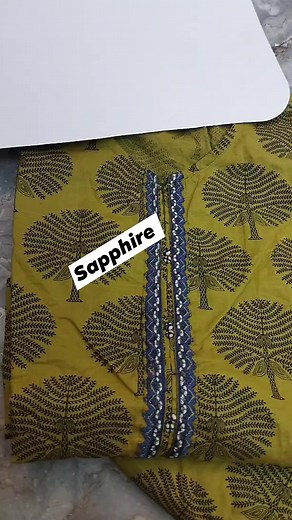 7.5K views · 21 reactions | Sapphire embroidery sleeves medium or XL 1800 price k sat WhatsApp pr aye | SN. | Facebook