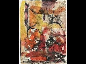 ABSTRACTION JEAN PAUL RIOPELLE ART ABSTRAIT PEINTRE ABSTRAIT PEINTURE ABSTRAITE ABSTRACTION LYRIQUE