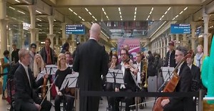 Orchestra performs ‘lost property concert’ with unclaimed instruments left on UK trains -  Watch video