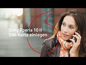 Sony Xperia 10 II: SIM-Karte einlegen
