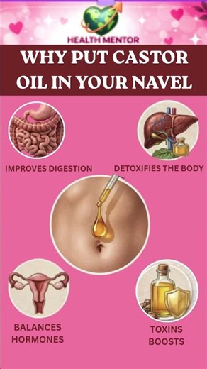 Why Put Castor Oil in Your Navel? 🤔 Amazing Ayurvedic Benefits You Must Know!