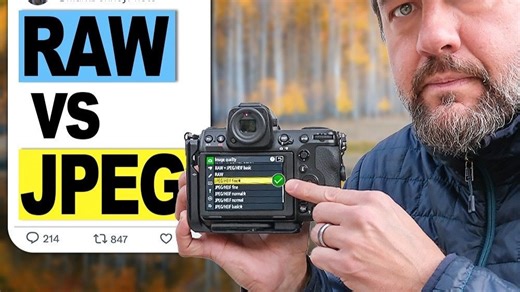 逐项对比RAW与JPEG，差距究竟多大？