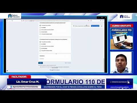 CURSO VIRTUAL: LLENADO DE FORMULARIO 110 - DEPENDIENTES