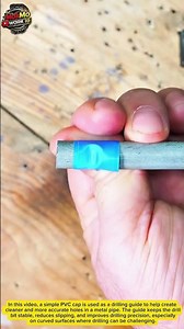Brilliant PVC Pipe Drilling Trick That Makes Perfect Holes Every Time!