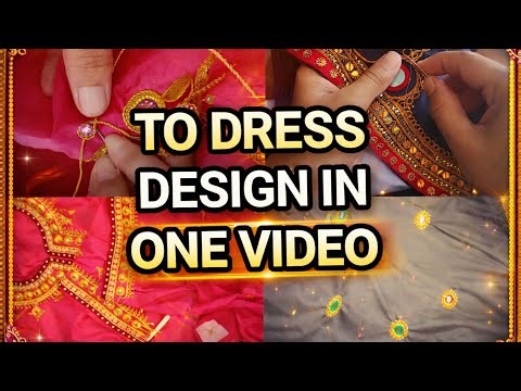 Goldan marrori embroidery in vibrant fabric/easy marrori tutorial/hand marrori work embroidery dres
