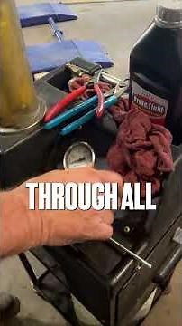 How we do a complete Brake Fluid Flush!!