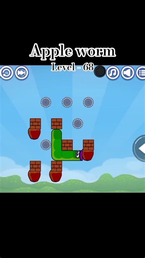 apple worm level - 68 #appleworm #youtubeshorts