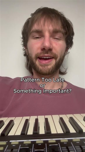 recognizing a pattern too late Or when something feels important but you don't know why?