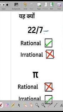 why PI is irrational number but 22/7 is rational number | Pi vs 22/7 Q #irrational #shorts #viral