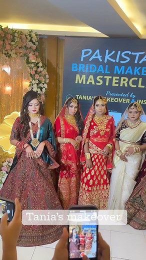 Ki shundor shundor bow 😍😍😍 students model on my master bridal class 🥰🥰 | Tania's makeover