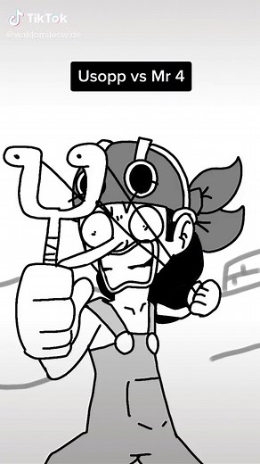 Usopp vs Mr 4 #onepiece #usopp #chopper #animation #fypシ