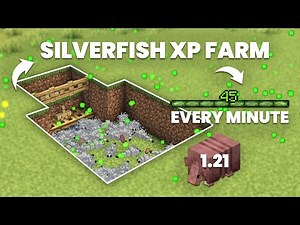 New Easy Silverfish XP Farm | 1.21+ Java | Armadillo Design |