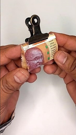 Currency Coins paper bag making with note #origami #diy