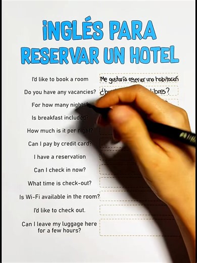 17K views · 330 reactions | Inglés en hotel | Aprende con Yes | Facebook