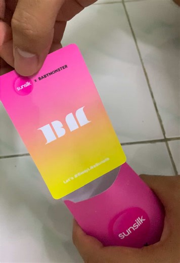 Unboxing Photo Card💥 #babymonster #sunsilk