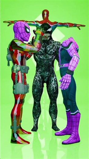 The Expert's Guide to Marvel Animation in GTA V DEADPOOL VENOM AND RED SPIDERMAN VS Spidi Head Trade